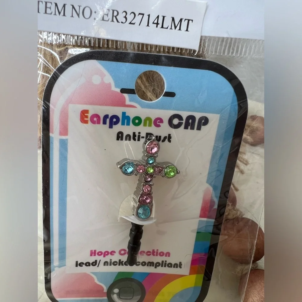 Brand New-Phone Earphone Stopper Anti Jack Dust Plug